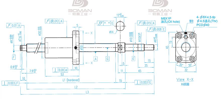 TBI XSVR01210B1DGC5-280-P1 tbi丝杆规格