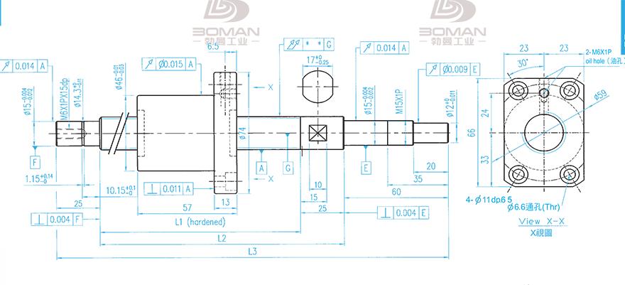 TBI XSVR02010B1DGC5-699-P1 tbi丝杆怎么安装钢珠